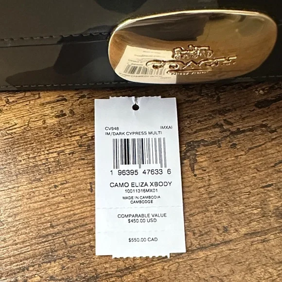 Coach Camo Eliza Crossbody - Picture 8 of 8